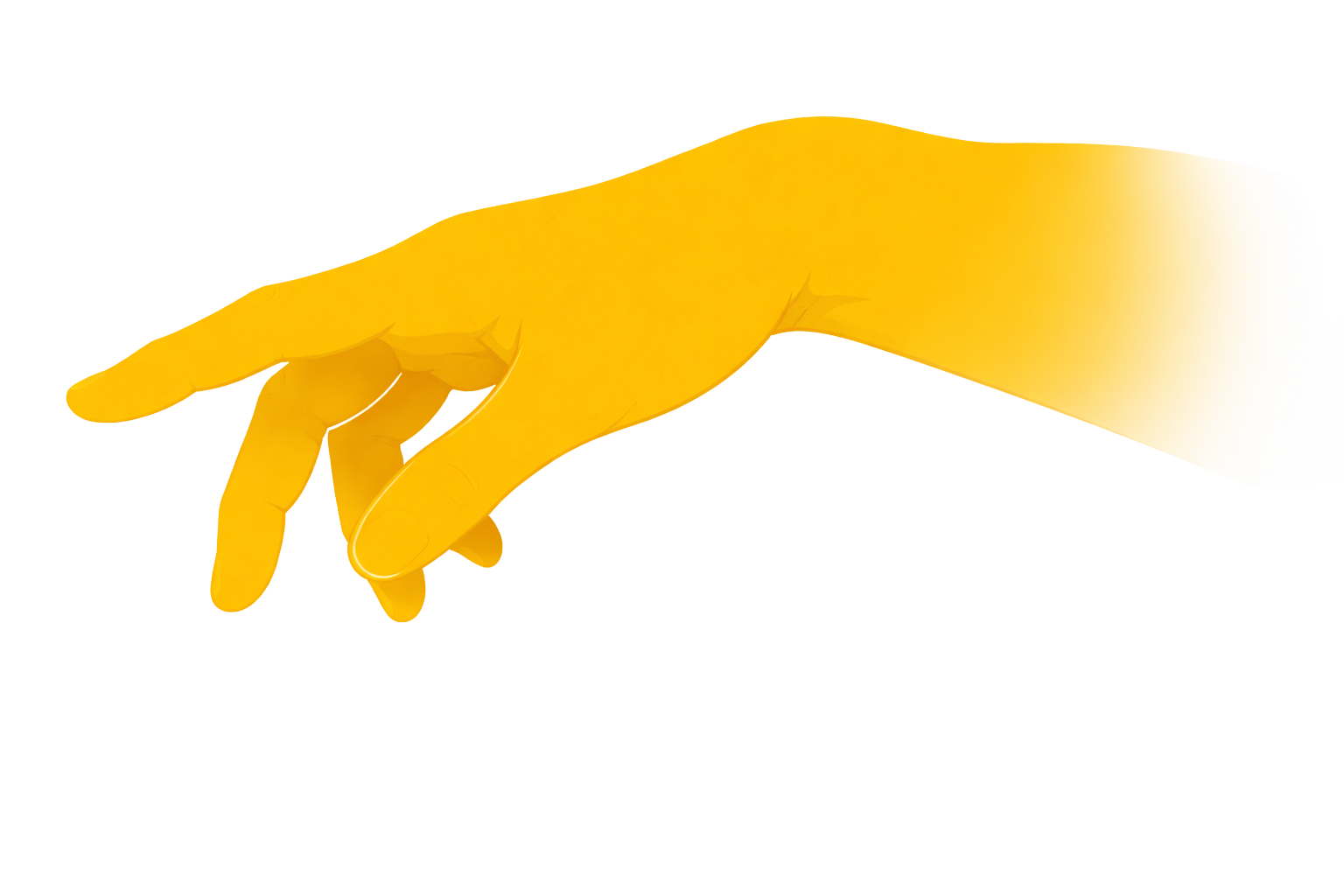 A pink pear and a blue pear